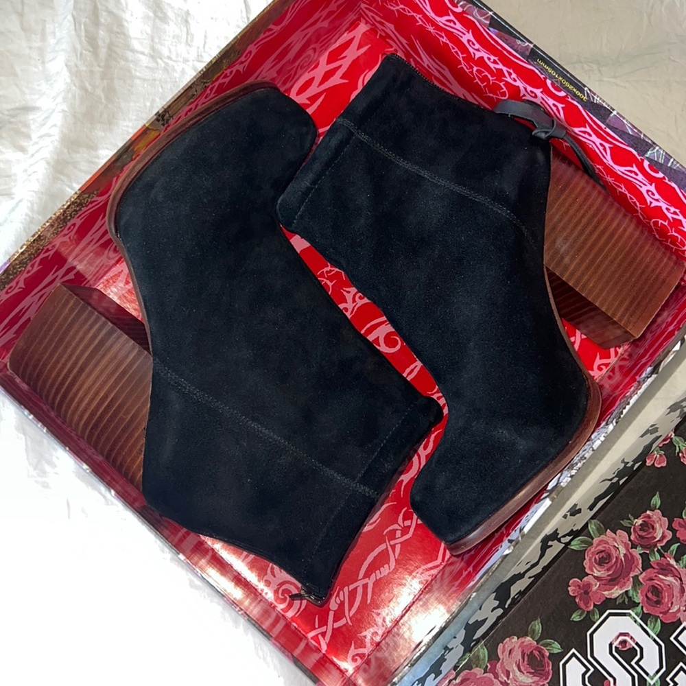 Jefferey Campbell Suede Ankle Boots